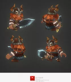 Low Poly Mini Viking Eric