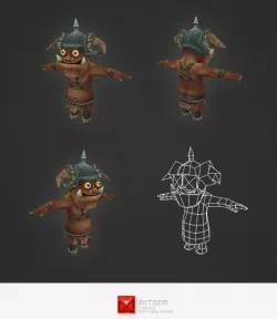 Low Poly Orc Archer