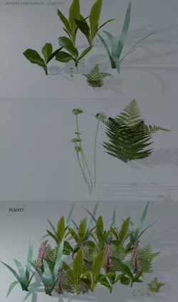 Low Poly Plants