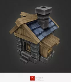 Low Poly RTS Human House