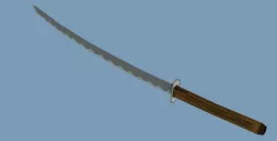 Low poly Samurai Sword