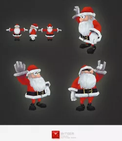 Low Poly Santa