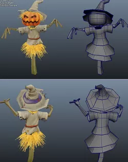 Low Poly Scare Crow