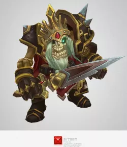 Low Poly Skeleton King