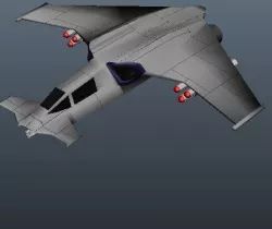 Low poly spaceship