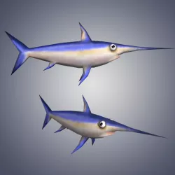 Low Poly Sword Fish