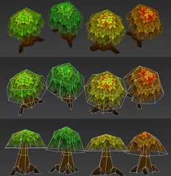 Low Poly Trees
