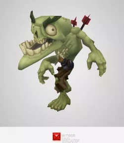 Low Poly Zombie Snapper
