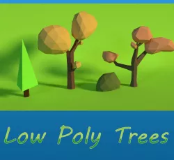 LowPoly Trees .Pack2