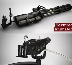 M134 Minigun Model