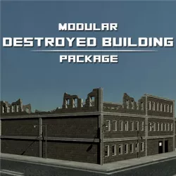 Modular Destroyed Building