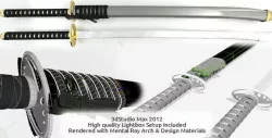 Ninja Sword Hi-Res with Lightbox