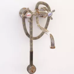 Old rusty faucet