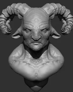 Pan Bust Sculpt