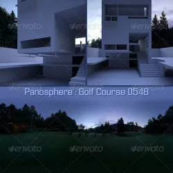Panosphere HDRI -_- Golf Course 0548