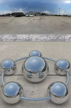 Parking Full spherical HDR images (360° x 180°)