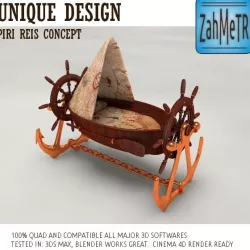 Pirate Boat Crib Piri Reis Concept