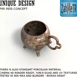 Piri Reis Concept Huge Coffee Mug