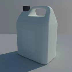 Plastic domestic canister