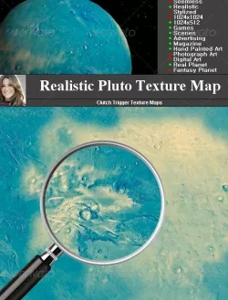 Pluto Texture Map