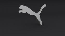 Puma Logo Keychain by MrViddy, Download free STL model