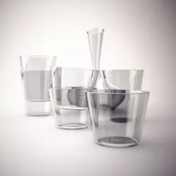 Realistic Decanter glass set