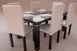 Realistic Dinning Furniture Set