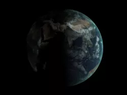 Realistic Earth Globe