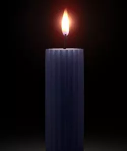 Realistic Wax Shader and 3D Candle Model