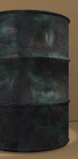 rusty barrel
