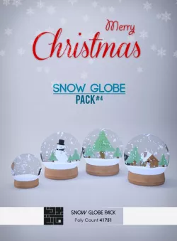 Snow Globe 3D Models Pack