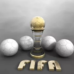 Soccer Trophy & Ball