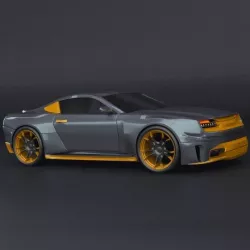 Stylish muscle car concept