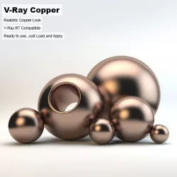 V-Ray Copper Material