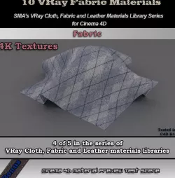 Vray Fabrics Material Pack for Cinema 4D