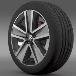 VW CrossPolo 2011 wheel