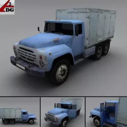 ZIL LowPoly - bread box car
