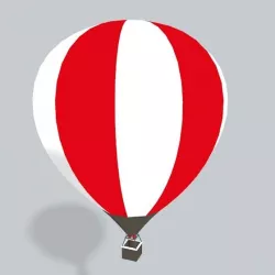 3D Balloon Low Poly