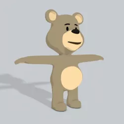 3D Bear UV