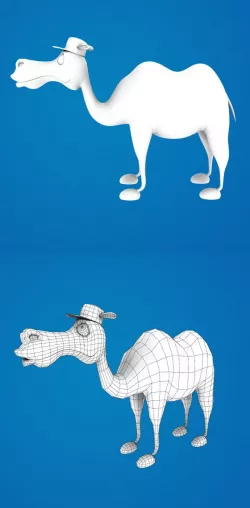 3d Cartoon Camel