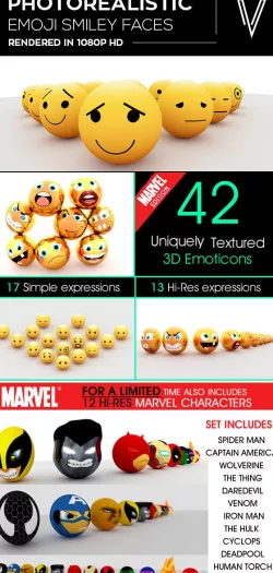 3D Emoticons