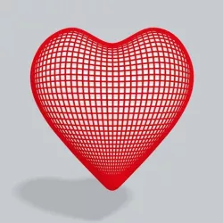 3D Heart square