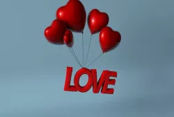 3D Love Heart Balloon