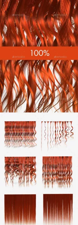 6 Ginger Hair Textures