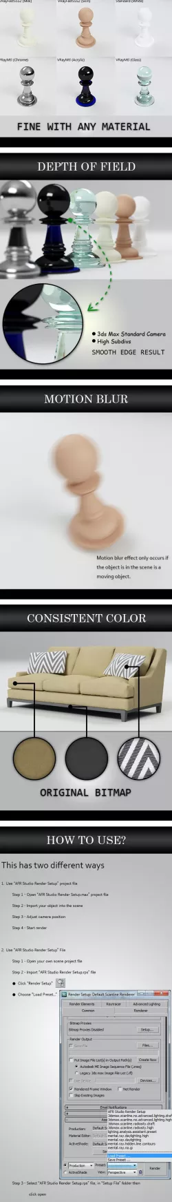 AFR Studio Render Setup (VRay)