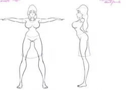 altered busty adult female for modelling