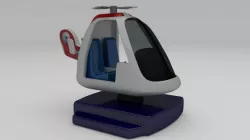 Ambulance Chopper Kiddie Ride