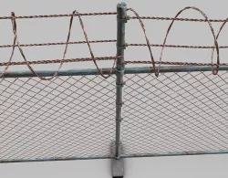 barbed wire fence