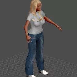 barbie 3d model