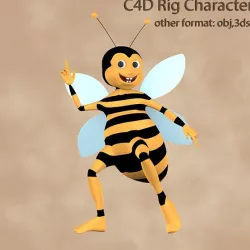 Bee Rigged Character
